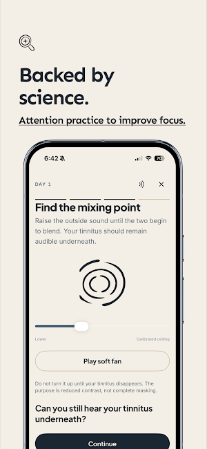 Tinnitus Trainer: Fast Relief Screenshot 3