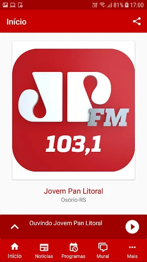 Jovem Pan Litoral 103,1 Osório Screenshot 1