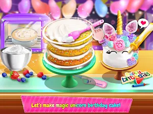 Birthday Cake Design Party - Bake, Decorate & Eat! Screenshot 3
