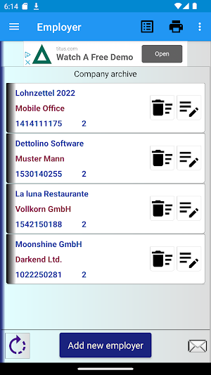 mobile payroll office Screenshot 0