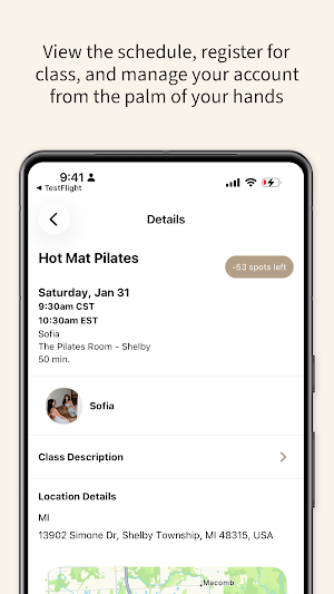 The Pilates Room Detroit Screenshot 3