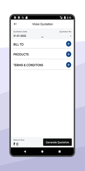 SNEH Quotation Maker Screenshot 2