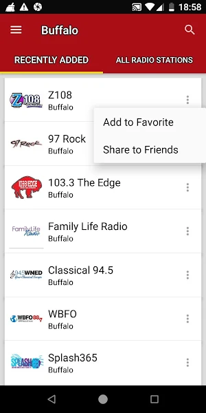 Buffalo Radio Stations - USA Screenshot 1