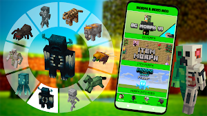 Morph & Mobs Mod For Minecraft Screenshot 1
