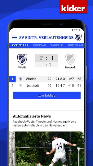 SV Eintracht Verlautenheide Screenshot 2