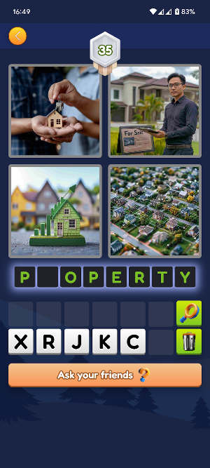 4 Pics 1 Word Puzzle 2024 Screenshot 1