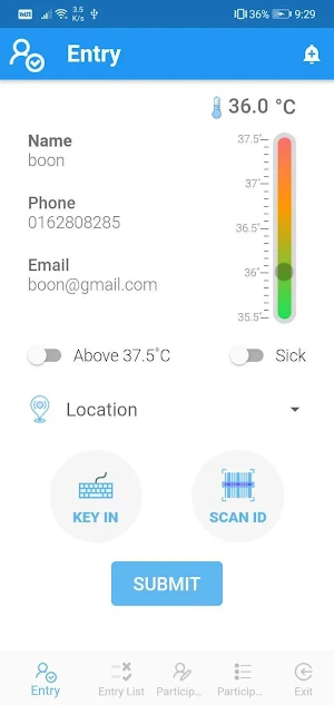 Entry Management System (EMS) Screenshot 0