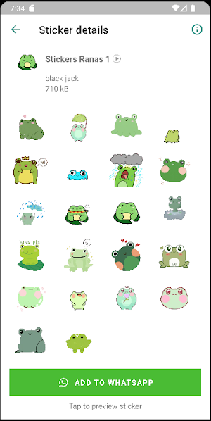 Stickers de Ranas Screenshot 1