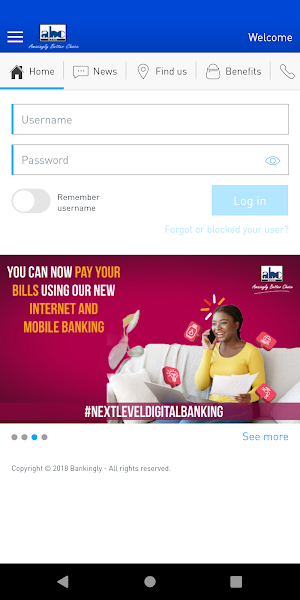 ABC Bank - Mobile App Screenshot 0