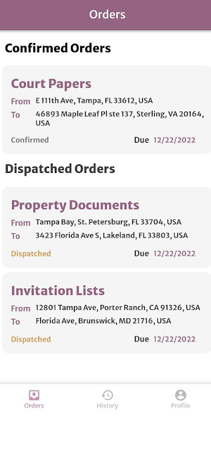 Faithful Delivery Services Screenshot 0