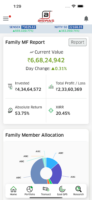 BISWAS FINANCIAL SERVICES Screenshot 1