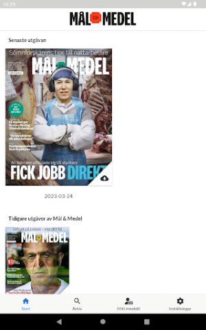Mål och Medels e-tidning Screenshot 2