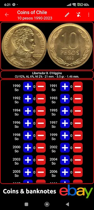 Coins of Chile Screenshot 1