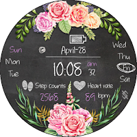 BFF50- Blackboard Art Flower