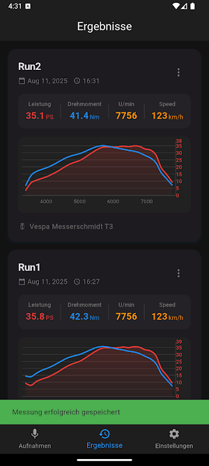 Microdyno Screenshot 2