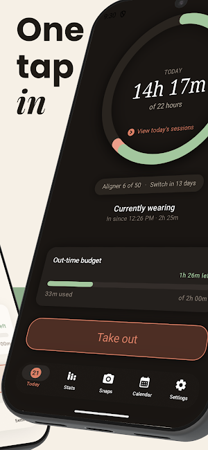 22 Hours: Aligner Tracker Screenshot 1