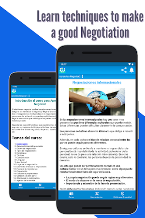Learn to negotiate: Course Screenshot 1
