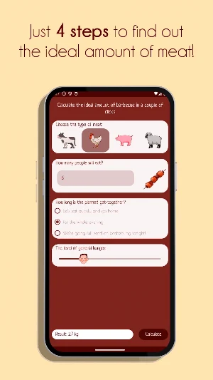 Barbecue Сalculator Screenshot 0