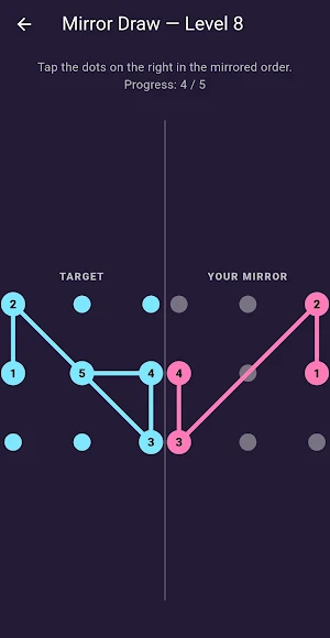 Mirror Draw - Brain Puzzle Screenshot 0