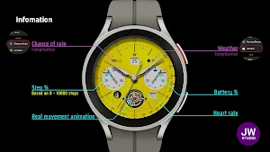 JW102 jwstudio watchface Screenshot 1