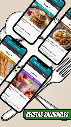 Recetas Saludables Screenshot 1