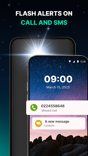 Flash alert: Call & Message Screenshot 2