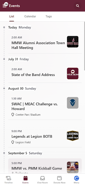 MMW Alumni App Screenshot 1
