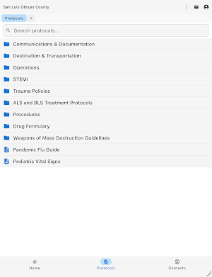 SLOEMSA Provider Protocols Screenshot 3
