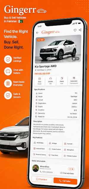 Gingerr buy and sell vehicles Screenshot 3