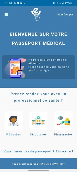 Passeport Medical Screenshot 0