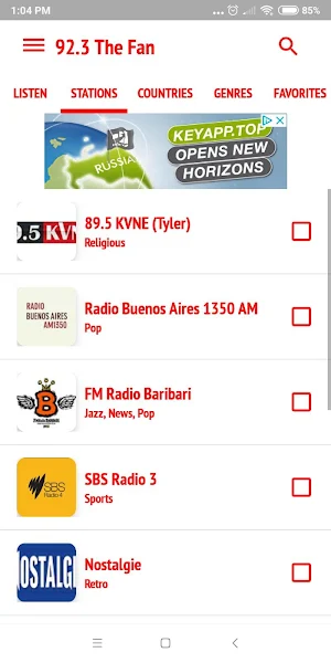 92.3 The Fan Cleveland Screenshot 2