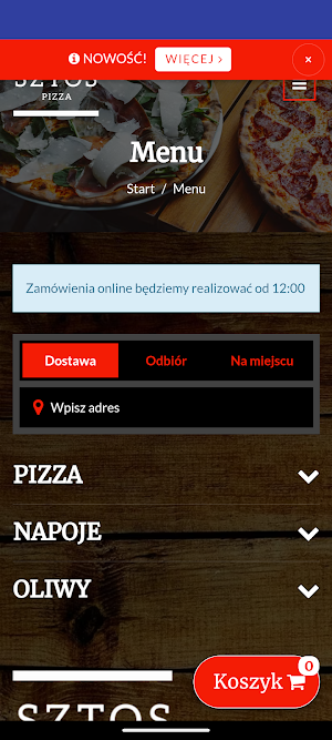 Pizza Sztos Poznań Screenshot 0