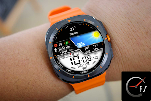 Weather w269 Watchface Screenshot 3