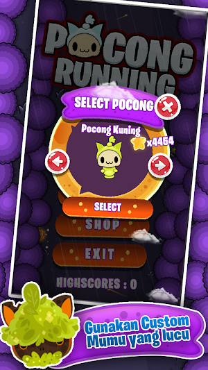 Pocong Running : Mumu Adventure & Monster Screenshot 2