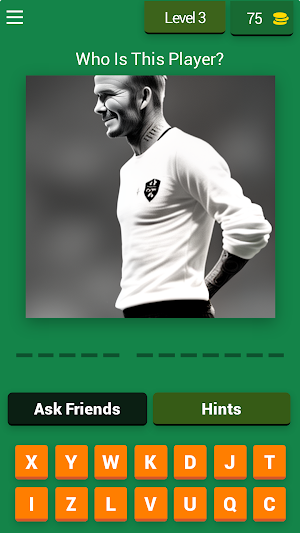 FAMOUS ENGLISH FOOTBALLERS Screenshot 3