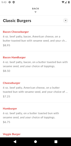 Lee's Burger Place Screenshot 2