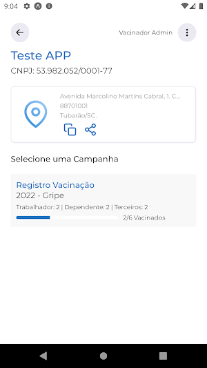 Vacina SESI Screenshot 2