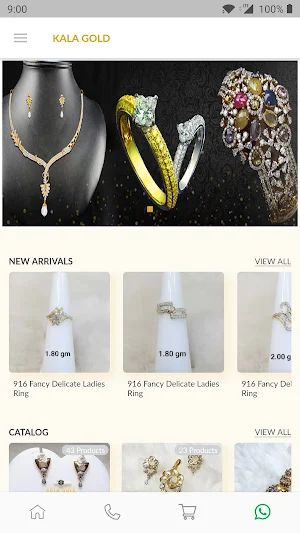 Kala Gold - CZ Gold Jewelry Manufacturers App Screenshot 1