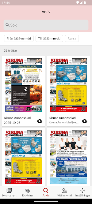 Kiruna Annonsblad Screenshot 1