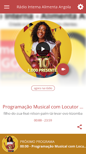 Rádio Interna Alimenta Angola Screenshot 0