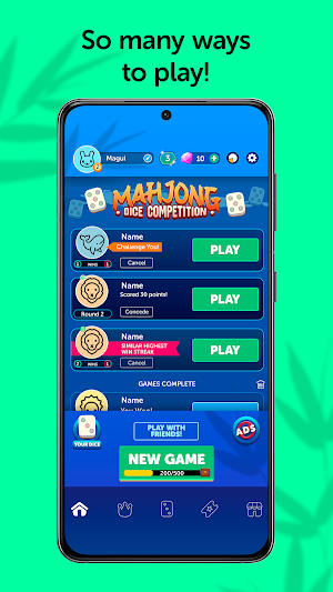 Mahjong Dice Competition Screenshot 2