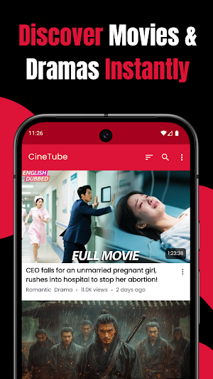 CineTube: Watch Movies & Drama Screenshot 1