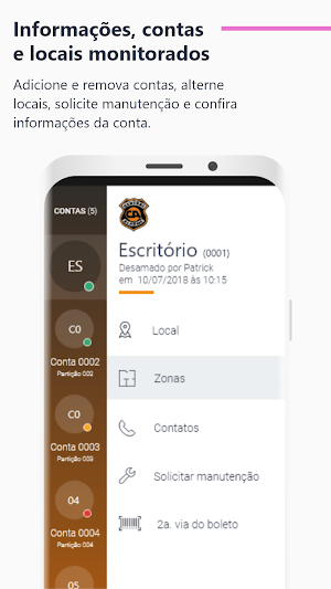 Central Alarme Mobile Screenshot 3