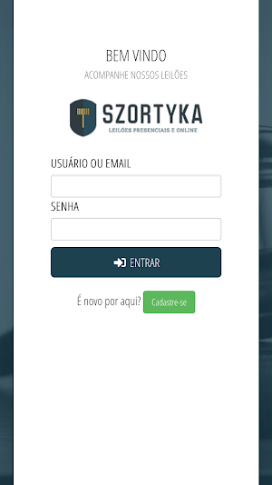 Szortyka Leilões Screenshot 0
