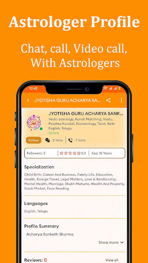 JyotishaGuru: Talk to Astro Screenshot 2