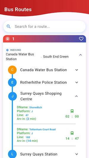 London Train Bus • Live Track Screenshot 1