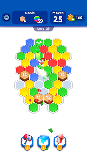 Pile Pop - Hexa Tile Puzzle Screenshot 2