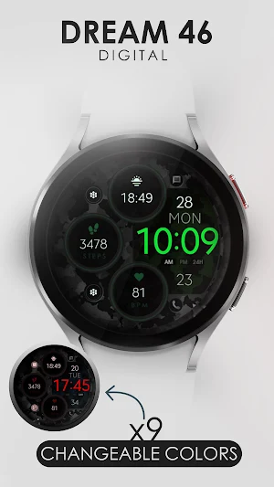 Dream 46 camo watch face Screenshot 2