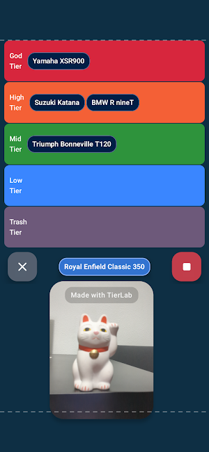 TierLab: Tier List Creator Screenshot 1