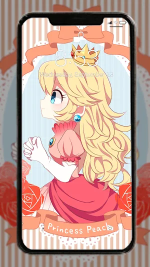 Princess Peach 4K Wallpaper Screenshot 3